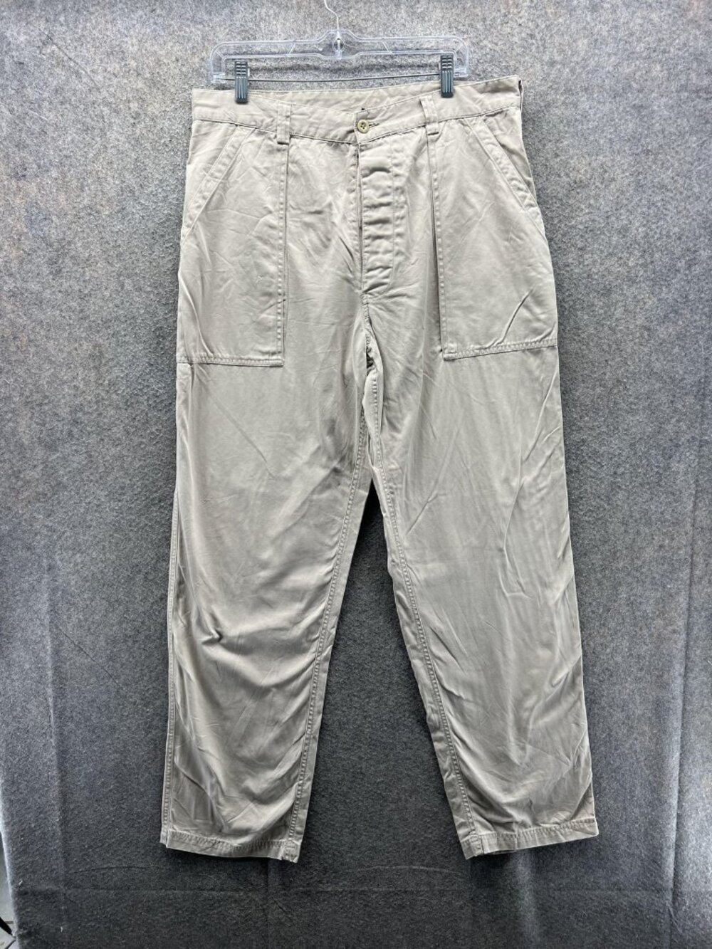 Polo Ralph Lauren Sport Pants Men 36x32 Beige Canvas Relaxed Workwear Khakis